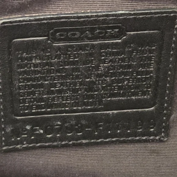 EUC COACH BLACK SMALL SATCHEL - Picture 5 of 9